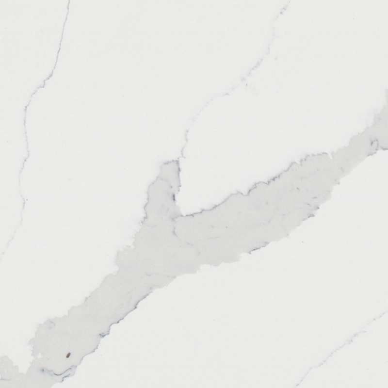 PXQZ108 Carrara Artificial Quartz Plate Bookmatching Wall Background