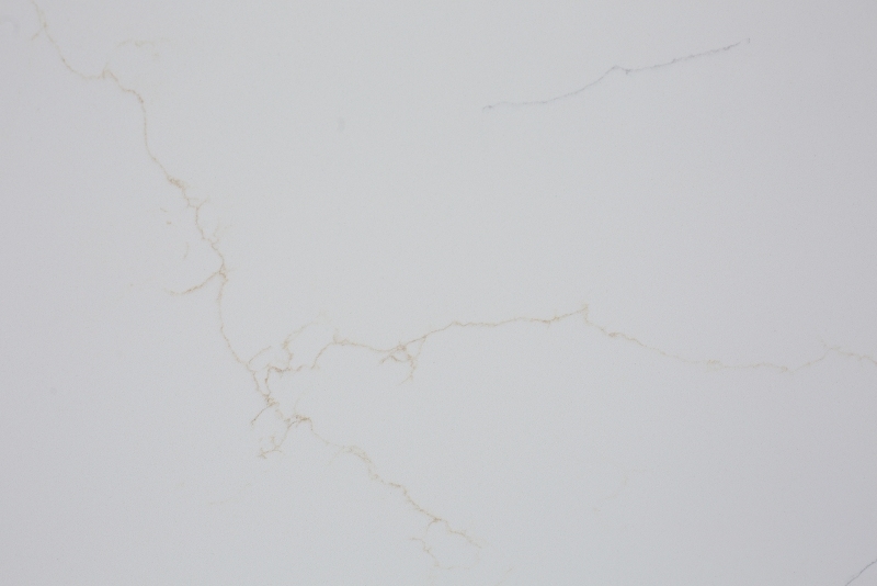 PXQZ211101-1 White Graceful Features Artificial Quartz Table top