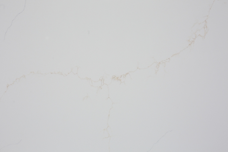 PXQZ211101-1 White Graceful Features Artificial Quartz Table top