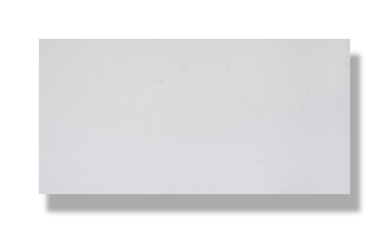 PXQZ211101-1 White Graceful Features Artificial Quartz Table top