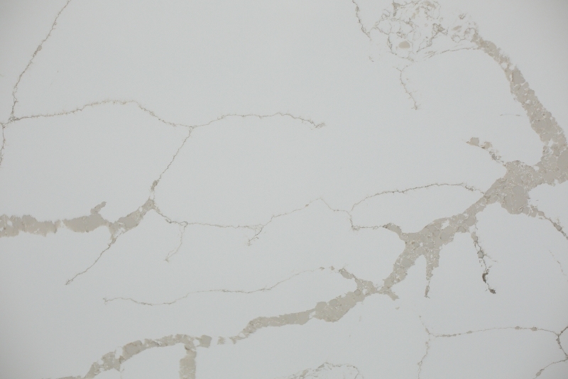 PXQZ200705-1 Polished White Artificial Quartz Round Table top