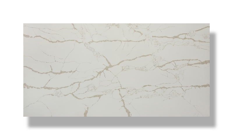 PXQZ200705-1 Polished White Artificial Quartz Round Table top