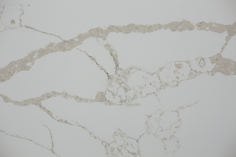 PXQZ200705-1 Polished White Artificial Quartz Round Table top