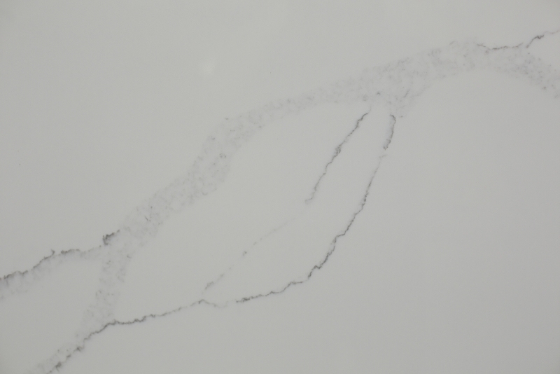 PXQZ200930-1 White Artificial Quartz Slab Wall Matt Surface