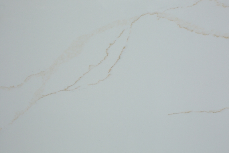 PXQZ220413-1 Waterproof Artificial Quartz with Soft Brown Veins