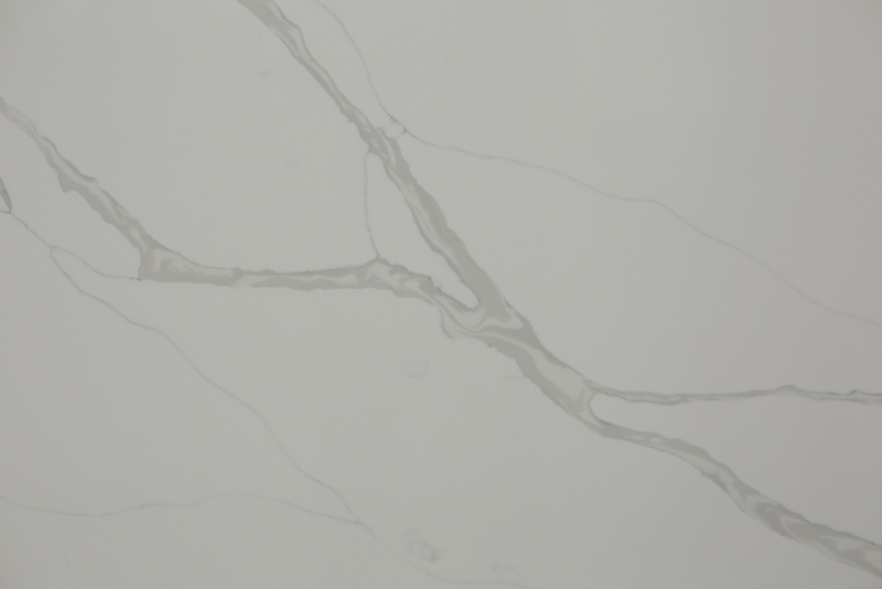 PXQZ200911-1 Pengxiang Original Design White Quartz Countertop Carrara