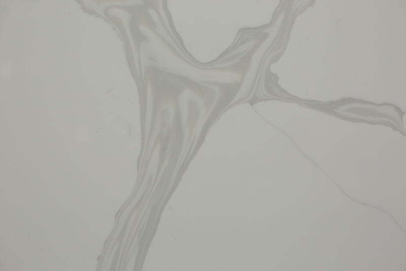 PXQZ200911-1 Pengxiang Original Design White Quartz Countertop Carrara