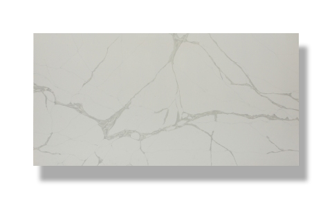 PXQZ200911-1 Pengxiang Original Design White Quartz Countertop Carrara