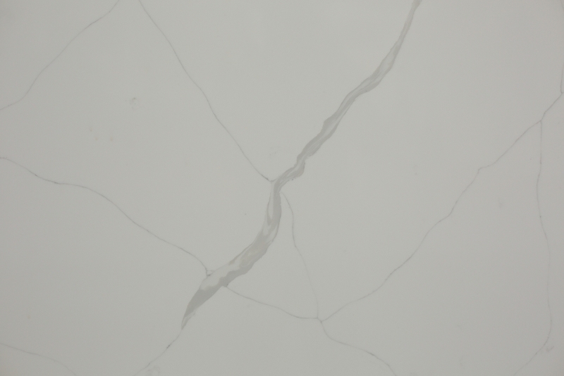 PXQZ200911-1 Pengxiang Original Design White Quartz Countertop Carrara