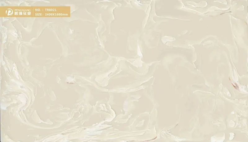TR8021 Chinees Beige Onyx For Interior Bar Artificial Jade with Good Price
