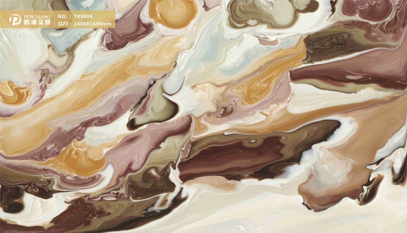 TR9006 Translucent Stone Polished Artificial Onyx Panel with High Quality