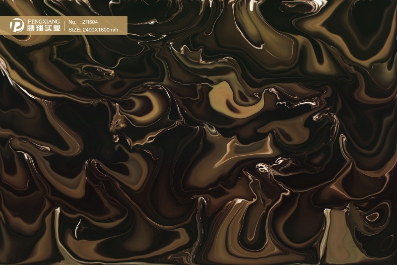 ZR504 Man Made Onyx Sheet for Hotel Bar Countertop TV Background