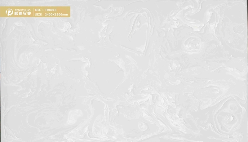 TR8015 Top Sale White Colour Artificial Onyx For Wall Background
