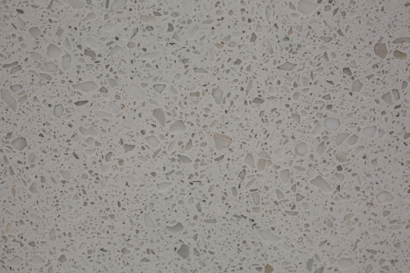 PX0110 White Particle Engineered Marble Stain Resistant Stone Coffee Table top