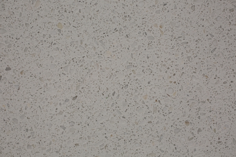 PX0110 White Particle Engineered Marble Stain Resistant Stone Coffee Table top