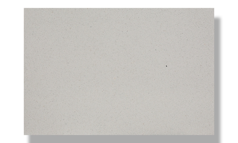 PX0110 White Particle Engineered Marble Stain Resistant Stone Coffee Table top