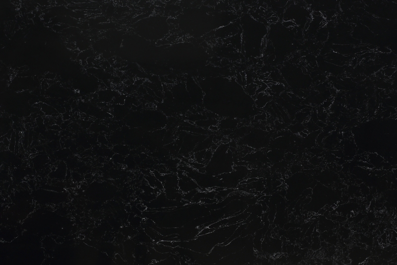 PX0718 Black Marble Artificial Stone with White Veins Used for Flooring Wall Decoration