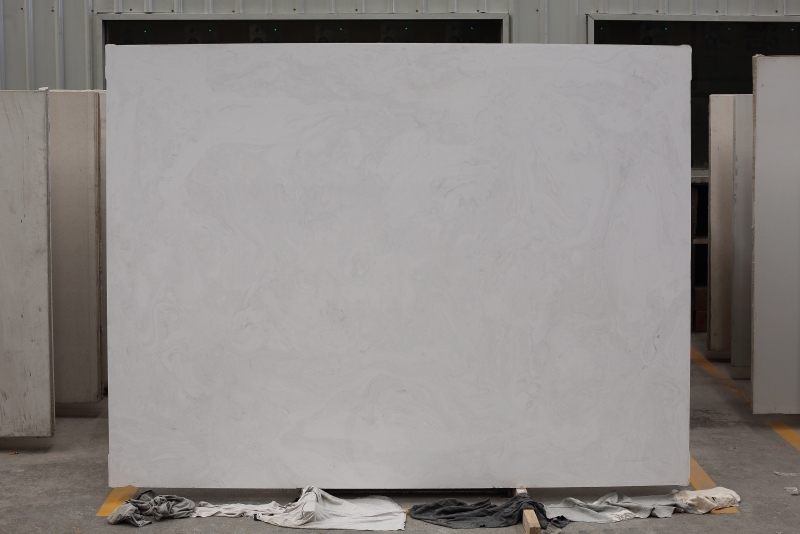 PX0640 White Stone Artificial Marble 600*600 Flooring Tiles Window Sill