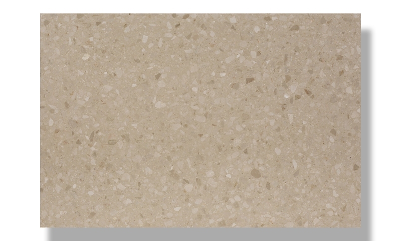PX1200 Large Particles Beige Artificial Marble Flooring for Shopping Mall