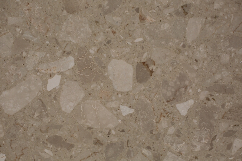 PX1200 Large Particles Beige Artificial Marble Flooring for Shopping Mall