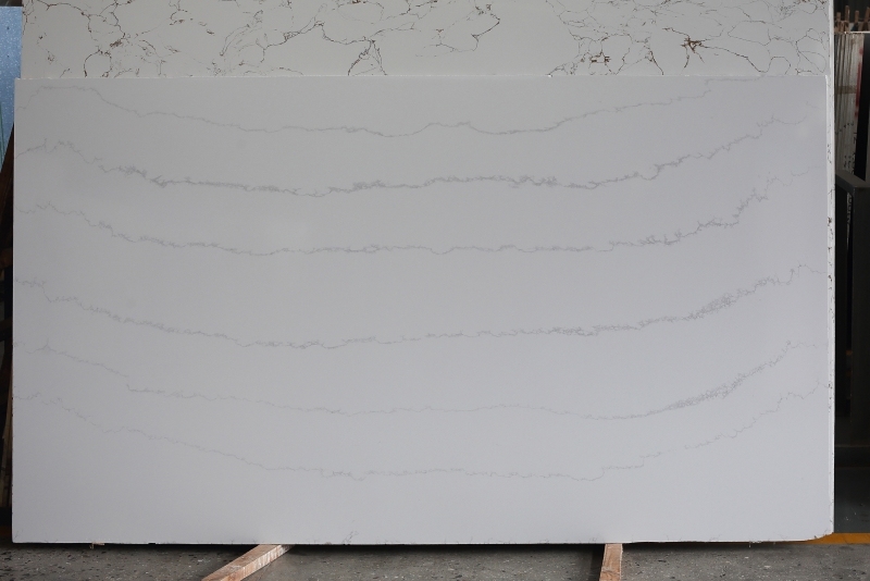 High Quality Marble Calacatta White Faux Stone TV Background Flooring