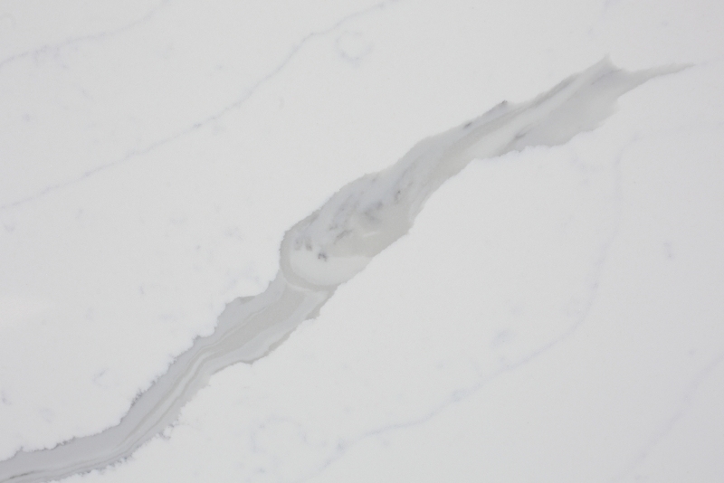 PXQZ190612-1 Quartz Surface White Calacatta Series High-end Design Engineered Stone