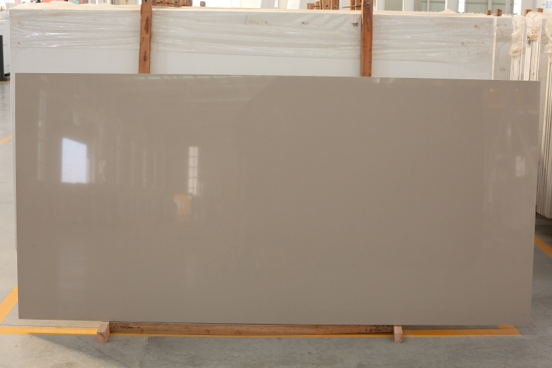 PXQZ221108-2 Artificial Quartz Beige Small Particle Stone Slab with Competitive Price
