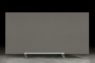 PXQZ180619-1 Grey Solid Color Engineered Quartz with 7 Mohs Hardness