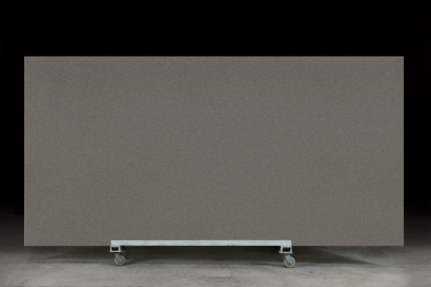 PXQZ180619-1 Grey Solid Color Engineered Quartz with 7 Mohs Hardness