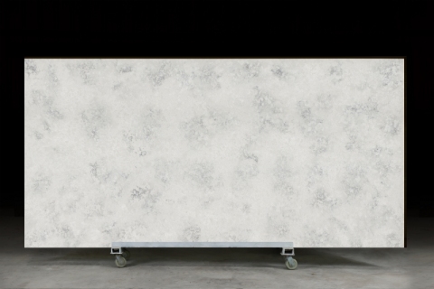 PXQZ220331-1 New Design Artificial Stone Quartz White Stone Slab for House Table Decoration