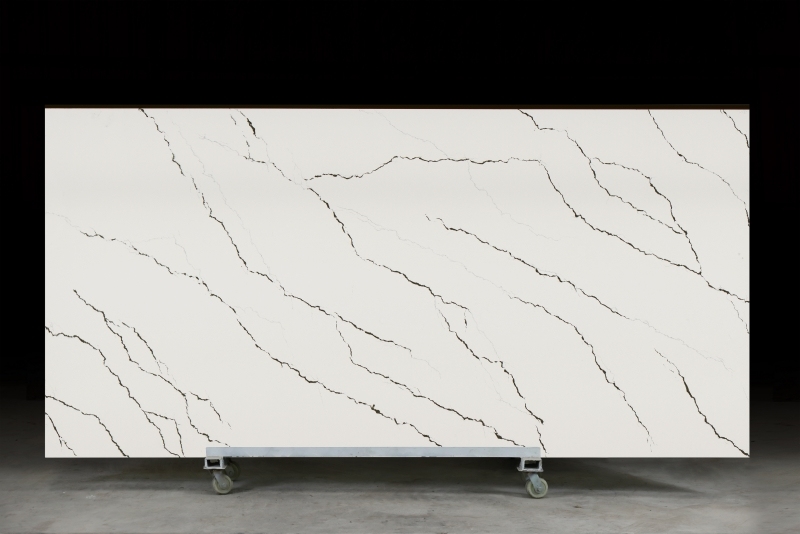 PXQZ230207-8 Waterproof Quartz Countertops Kitchen Dinning Table Cut to Size Slab