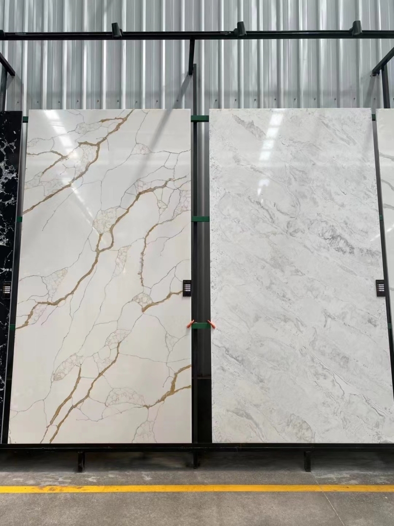 PXQZ230327-1 Latest Design Artificial Quartz Surface Natural Quartz Look Engineered Stone