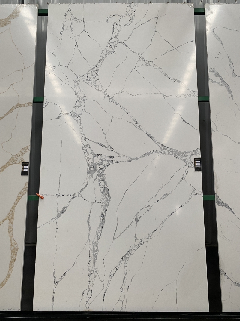 PXQZ230510-2 Latest Design Engineered Quartz Work top Durable Stone Countertop