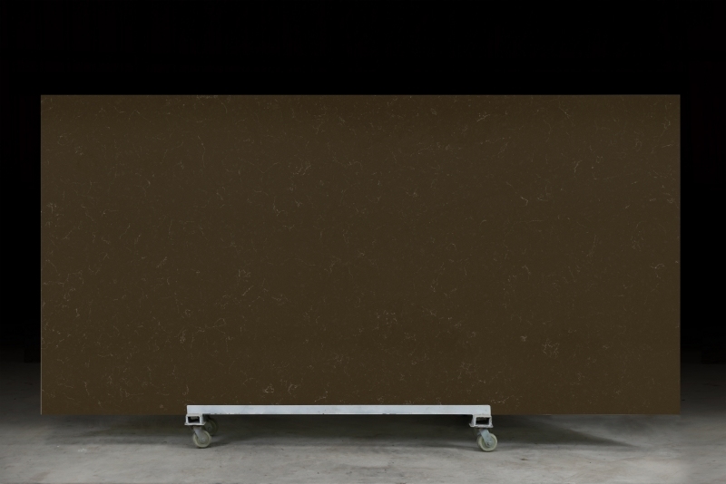 PXQZ230605-1 Brown Quartz Engineered Stone Background Wall Panels