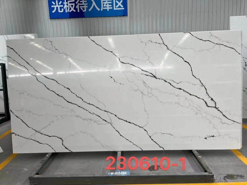 PXQZ230610-1 Pengxiang High-end Artificial Quartz Hot Sale Stone Slabs in Europe Market
