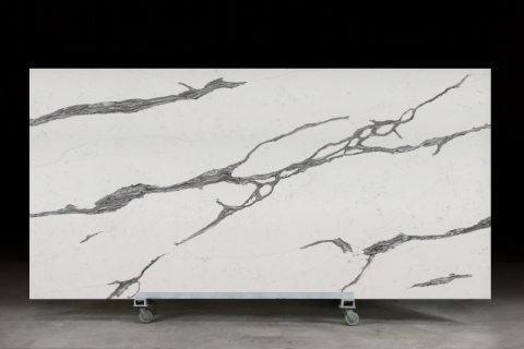 PXQZ230824-1 High-end Engineered Stone Quartz for Shopping Mall Store Wall Background