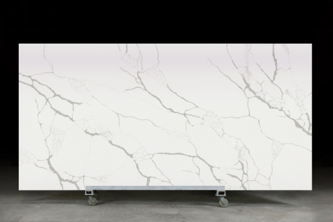 PXQZ231226-1 Artificial Calacatta Quartz Sheet Kitchen top Backsplashes