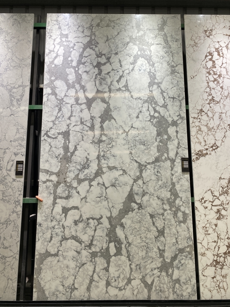 PXQZ240125-6 Quartz Engineered Stone Cut to Size for Kitchen Counter Vanity top