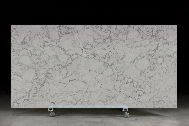 PXQZ240222-1 New Arrival Blue Quartz Engineered Stone Slab Countertops