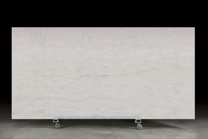 PXQZ240222-3 Pengxiang Pink Artificial Quartz 3200mm Big Slab Stone Countertops