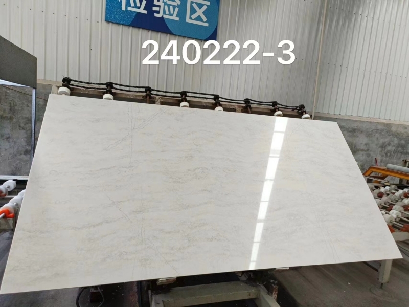 PXQZ240222-3 Pengxiang Pink Artificial Quartz 3200mm Big Slab Stone Countertops