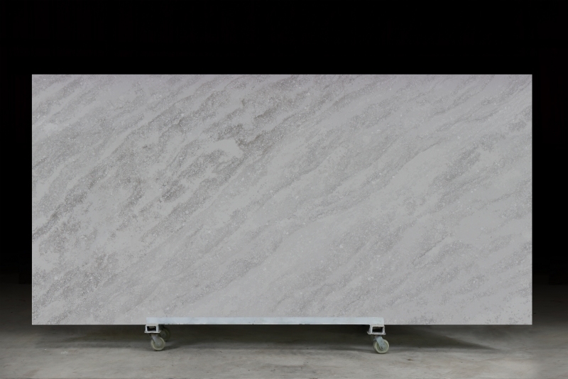 PXQZ240320-3 Latest Design Engineered Quartz Stone Kitchen Countertops Islands