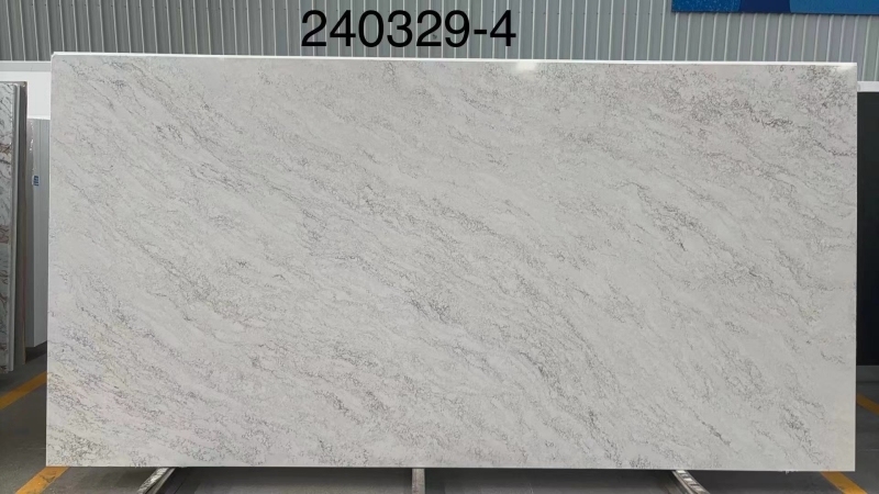 PXQZ240329-4 Waterpoof Arificial Quartz Kitchen Island Countertops