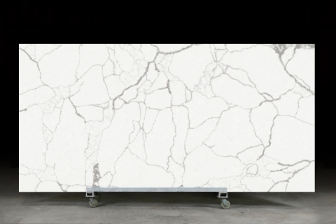 PXQZ181125-1 White Artificial Stone Quartz 7 Mohs Hardness for Kithen top