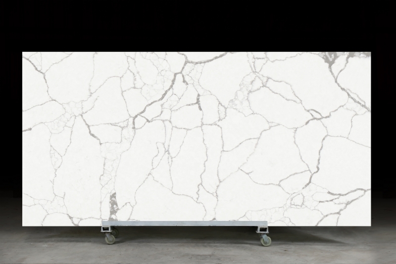 PXQZ181125-1 White Artificial Stone Quartz 7 Mohs Hardness for Kithen top