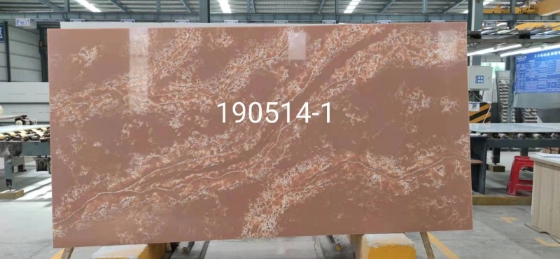 PXQZ190514-1 Bright Colors Artificial Quartz Cladding for TV Backgrond Wall