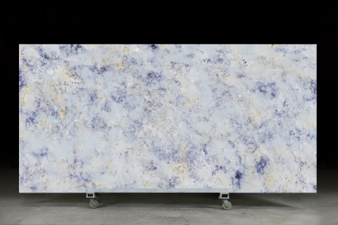 PXQZ190602-1 Light Blue Quartz Natural Stone Look Quartz Man made Stone