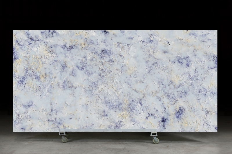 PXQZ190602-1 Light Blue Quartz Natural Stone Look Quartz Man made Stone