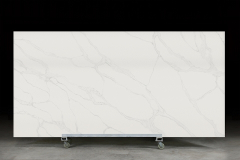 PXQZ221128-6 White Stone Engineered Quartz Sheet Large Board In Stock