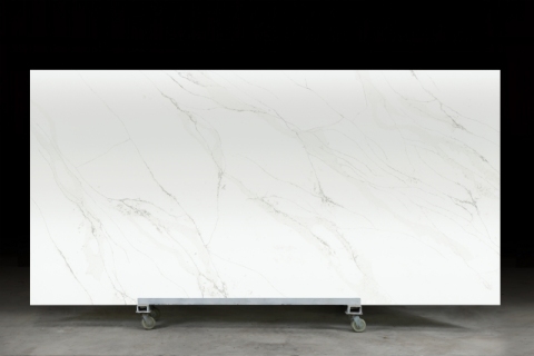 PXQZ230215-1 Natural Stone Look Quartz Surface Modern Kitchen Countertop Cabinet